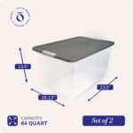 Clear Plastic Storage Bin - 图片 3