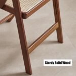 Wooden Rattan Folding Chairs - 图片 6