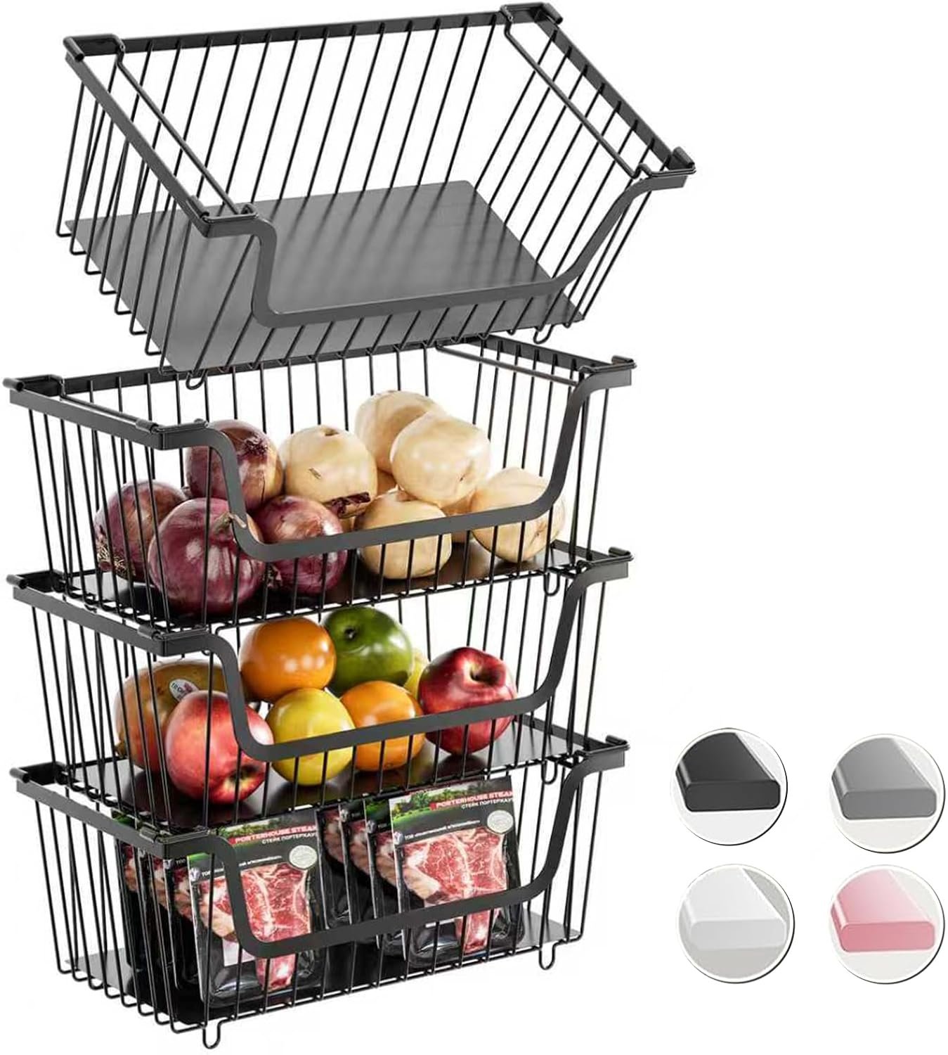 71dOKuto8KL._AC_SL1500_ Storage Bins - 图片 1