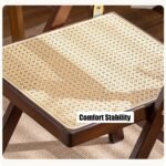 Wooden Rattan Folding Chairs - 图片 4